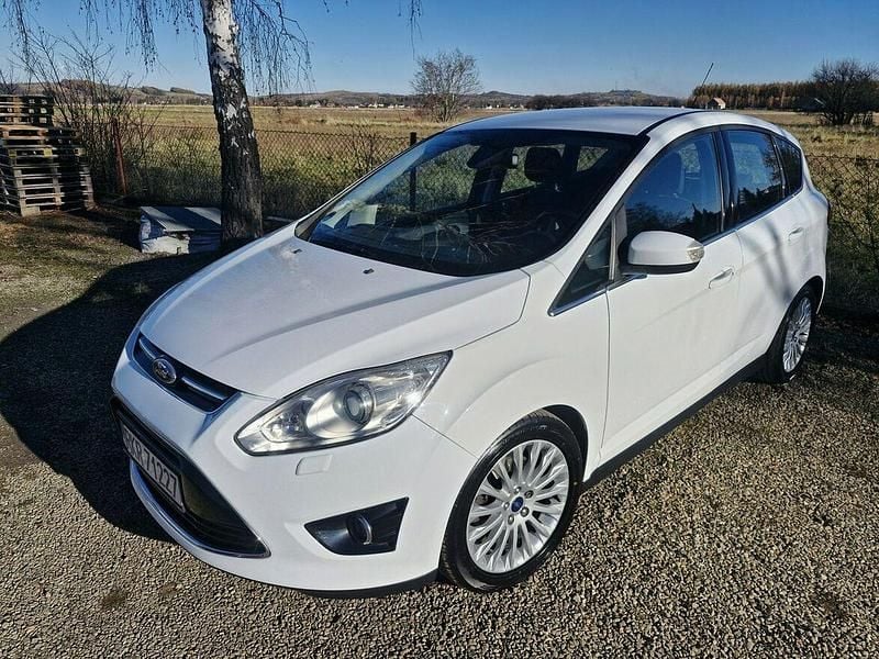 Biały Używany 2014 Ford C-MAX Titanium Minivan | 27 990 zł (Uczciwa cena) - Obraz 1/4