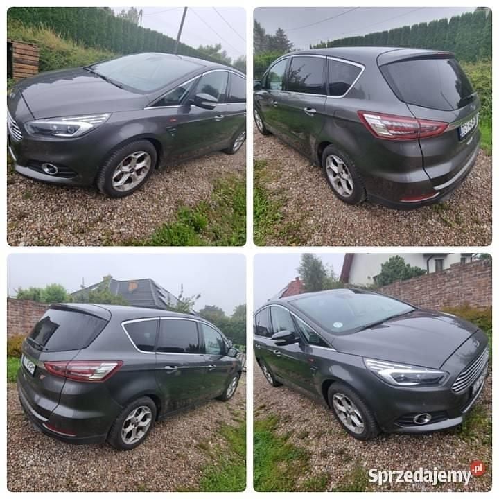Szary Używany 2015 Ford S-MAX Minivan | 61 999 zł (Drogi) - Obraz 1/4