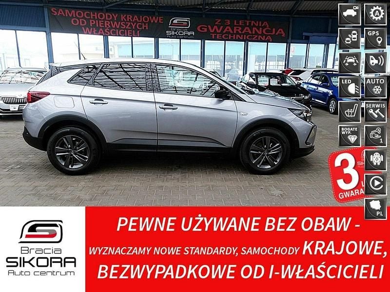 Szary Używany 2022 Opel Grandland X SUV | 68 211 zł (Dobra cena) - Obraz 1/4