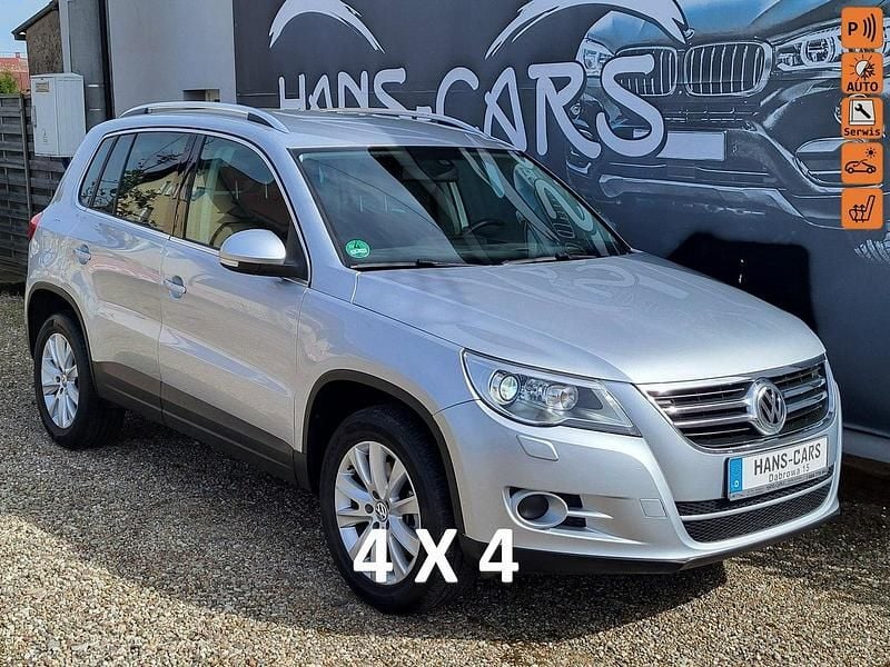 Srebrny Używany 2008 VW Tiguan SUV | 29 900 zł (Dość drogi) - Obraz 1/4