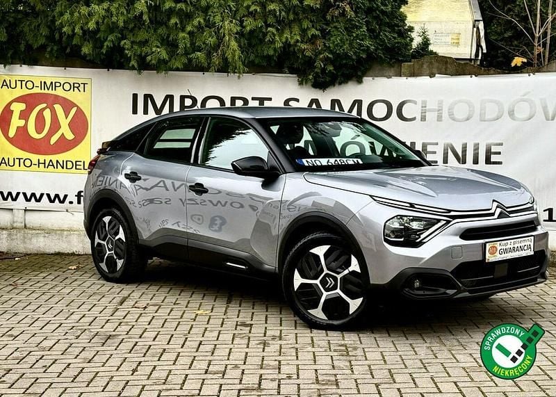 Szary (metalik) Używany 2021 Citroën C4 Shine Hatchback | 57 900 zł (Uczciwa cena) - Obraz 1/4