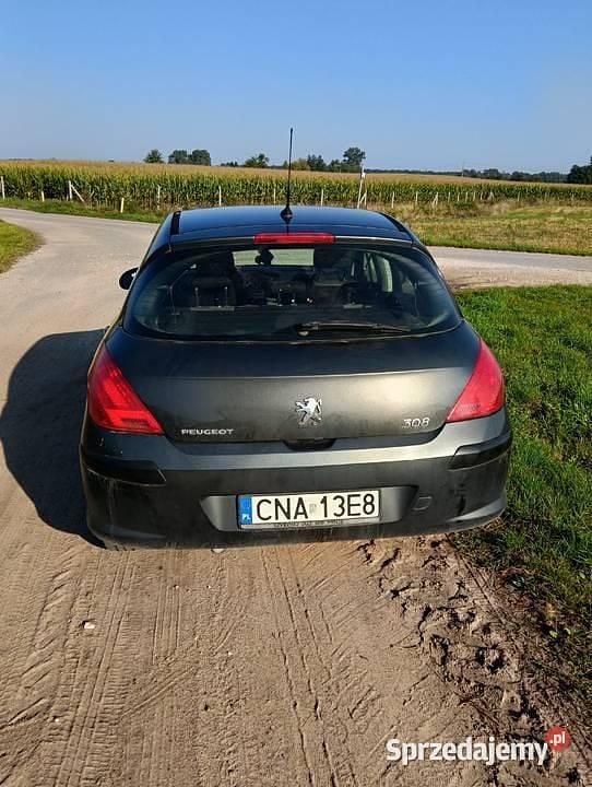 Grafitowy Używany 2008 Peugeot 308 Sedan/Limuzyna | 10 000 zł (Uczciwa cena) - Obraz 1/4