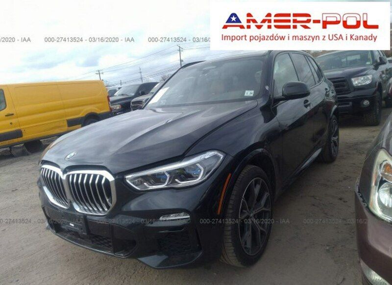 Niebieski Używany 2019 BMW X5 SUV | 148 000 zł - Obraz 1/4