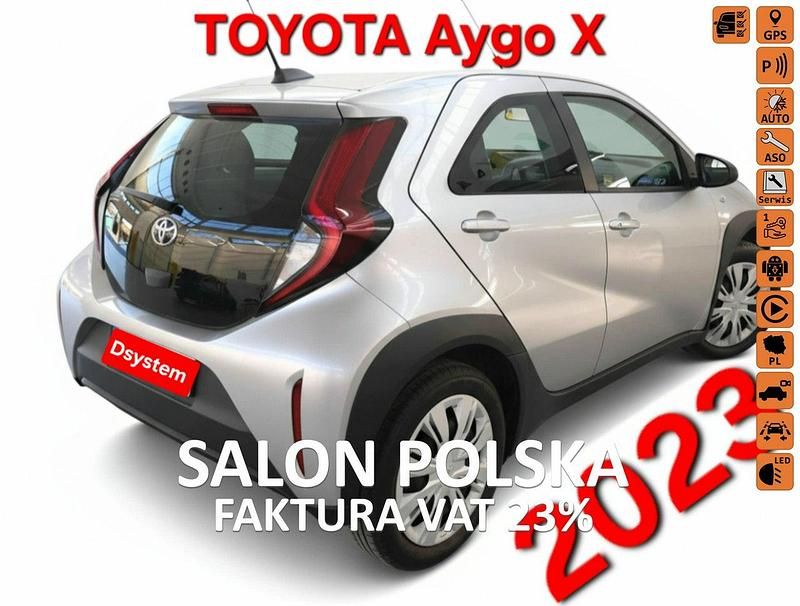 Srebrny Używany 2022 Toyota Aygo Hatchback | 39 024 zł (Dobra cena) - Obraz 1/4