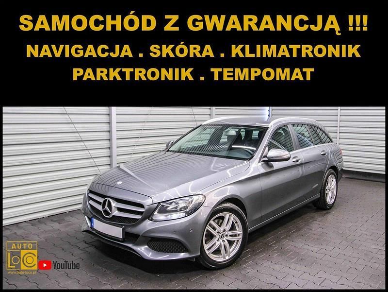 Szary (metalik) Używany 2016 Mercedes C180 Kombi | 49 999 zł (Super Cena) - Obraz 1/4