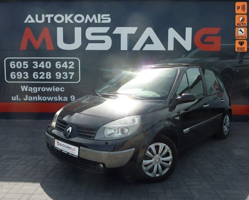 Czarny (metalik) Używany 2006 Renault Scénic II Minivan | 7900 zł (Dobra cena) - Obraz 1/4