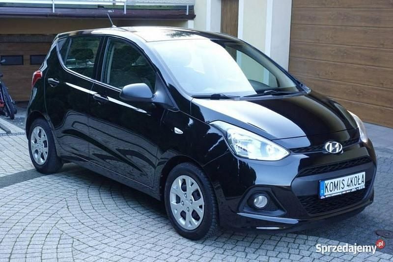 Czarny Używany 2015 Hyundai i10 Hatchback | 21 900 zł (Dobra cena) - Obraz 1/4