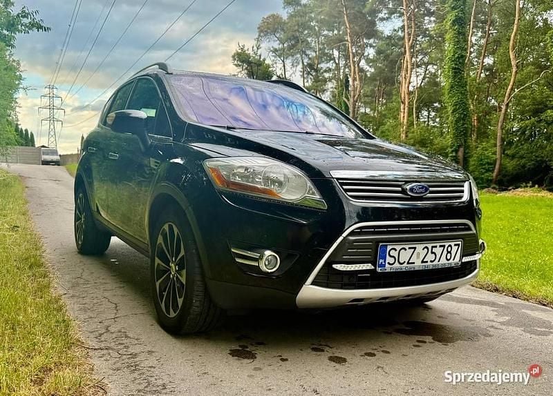 Czarny Używany 2009 Ford Kuga Titanium SUV | 28 000 zł (Uczciwa cena) - Obraz 1/4