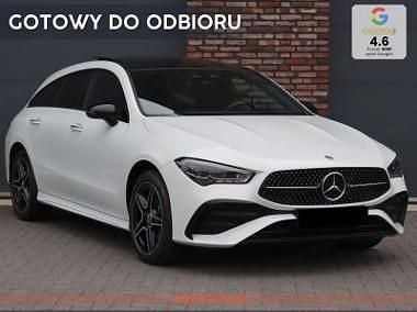 Biały Używany 2024 Mercedes CLA200 Shooting Brake AMG Line Premium Plus Kombi | 189 100 zł - Obraz 1/3