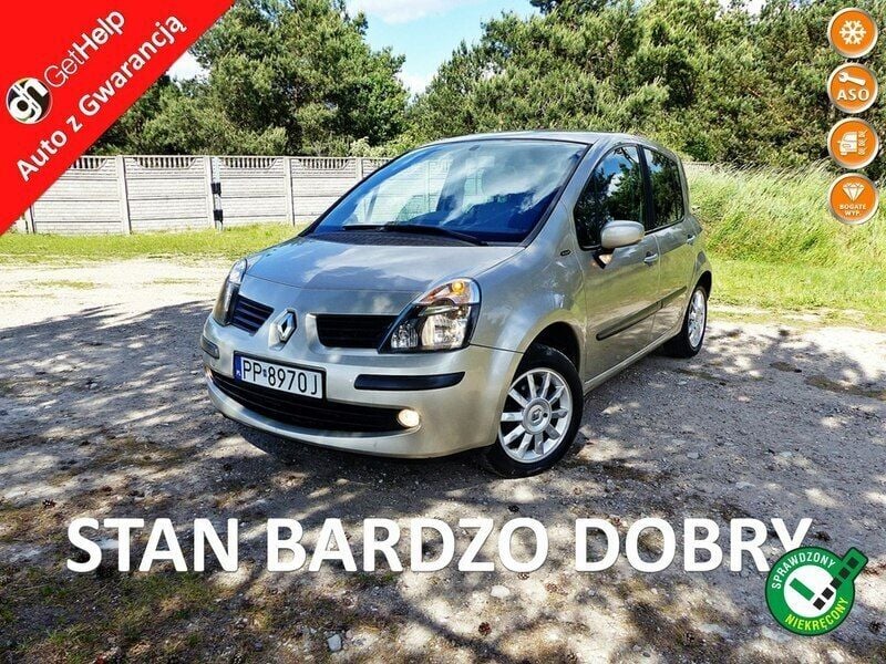 Złoty Używany 2007 Renault Modus Minivan | 5999 zł - Obraz 1/4