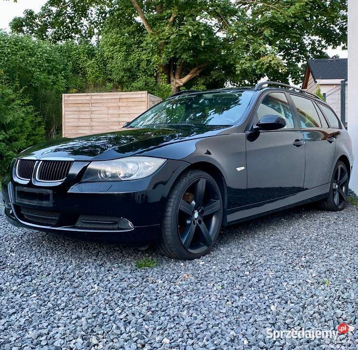 Czarny Używany 2007 BMW 318 Kombi | 21 000 zł - Obraz 1/4