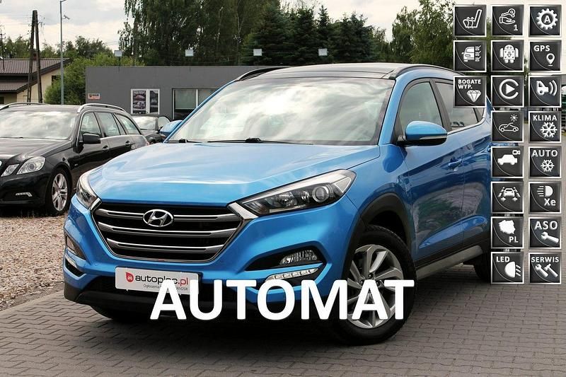 Niebieski (metalik) Używany 2017 Hyundai Tucson SUV | 62 928 zł (Uczciwa cena) - Obraz 1/4