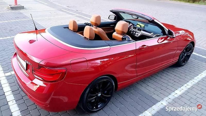 Czerwony Używany 2018 BMW 230 Kabriolet | 44 990 zł - Obraz 1/4