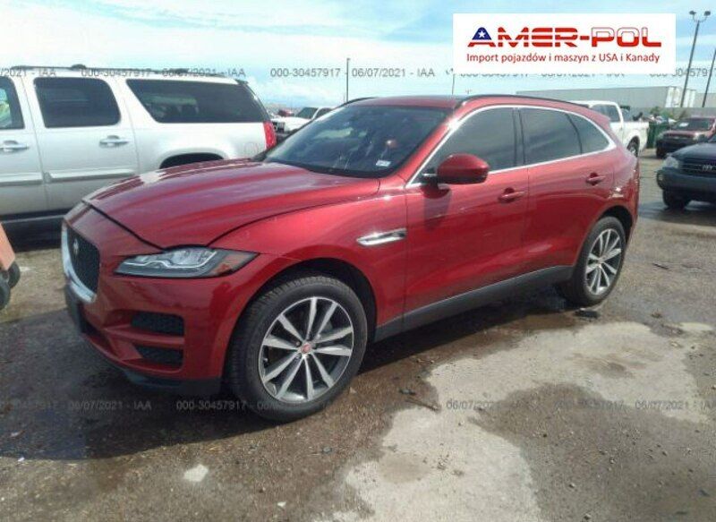 Czerwony Używany 2017 Jaguar F-Pace SUV | 115 000 zł - Obraz 1/4