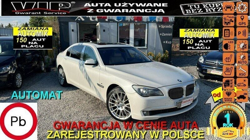 Biały Używany 2011 BMW 740 Sedan/Limuzyna | 75 900 zł - Obraz 1/4