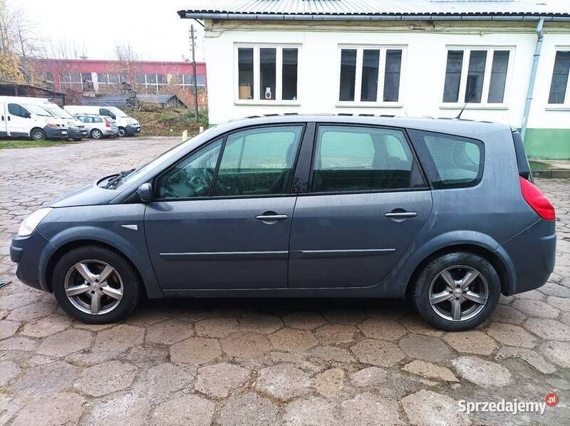 Grafitowy Używany 2007 Renault Scénic II Minivan | 6900 zł - Obraz 1/4