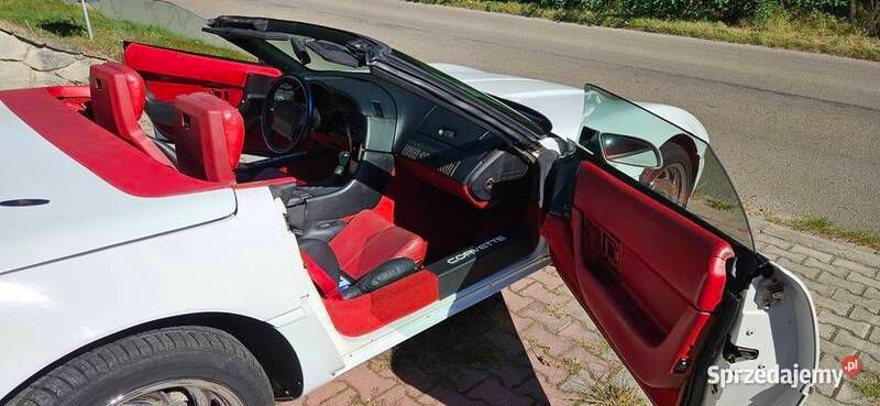 Używany Corvette C4 1991 Biały Kabriolet