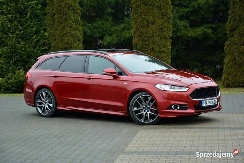 Bordowy Używany 2019 Ford Mondeo ST-Line Kombi | 69 900 zł (Dość drogi) - Obraz 1/4