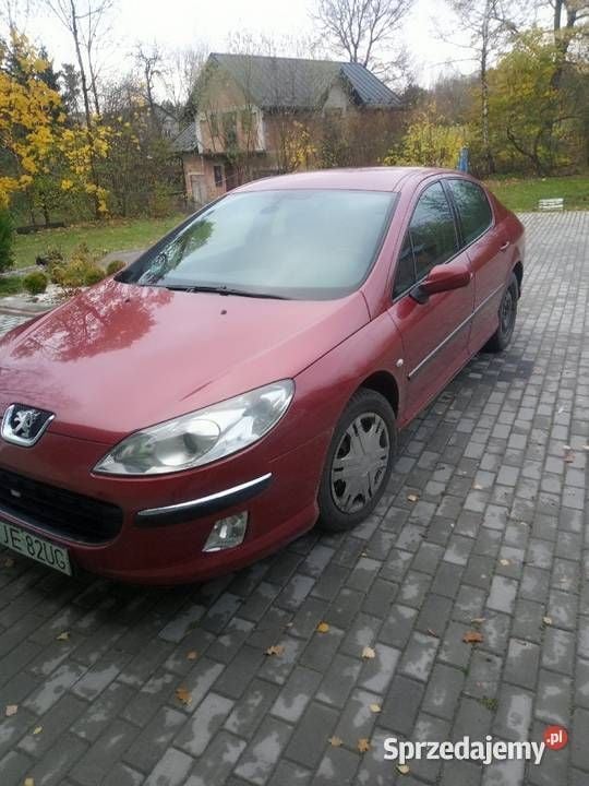 Używany Peugeot 407 2005 Wiśniowy Sedan/Limuzyna