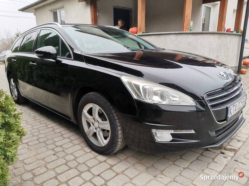Czarny Używany 2011 Peugeot 508 Kombi | 22 600 zł (Dość drogi) - Obraz 1/4