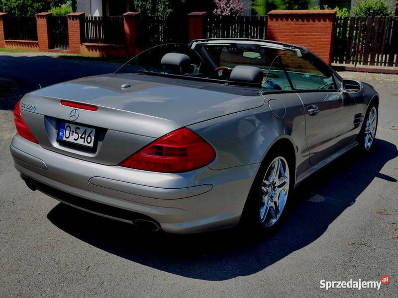 Używany Mercedes SL500 AMG 2006 Srebrny Kabriolet