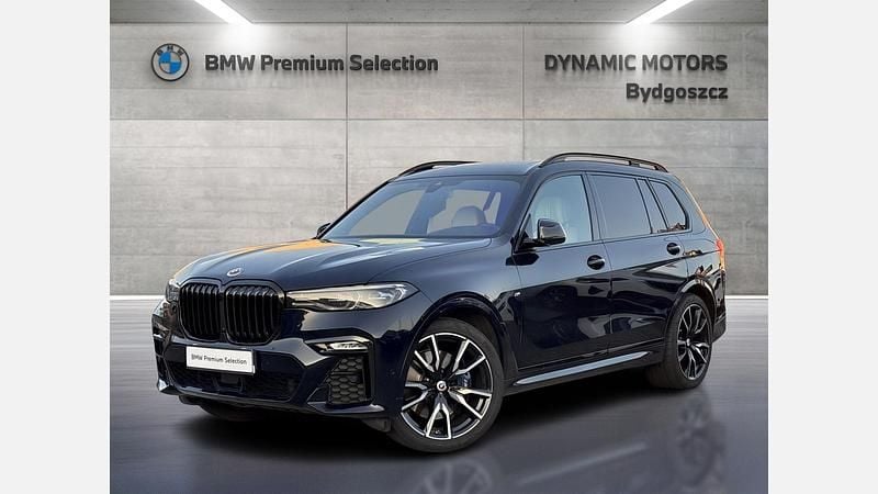 Carbon black metallic metalizowany Używany 2020 BMW X7 Shadowline SUV | 309 900 zł - Obraz 1/3