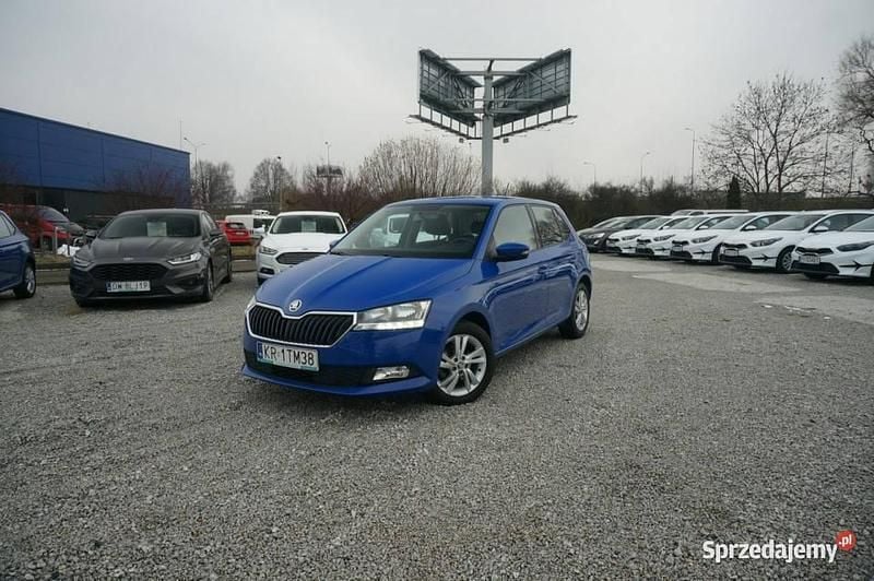 Niebieski Używany 2020 Skoda Fabia Ambition Hatchback | 34 300 zł (Dobra cena) - Obraz 1/4