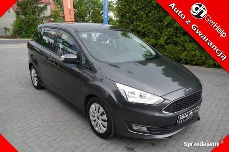 Szary Używany 2017 Ford Grand C-Max Minivan | 37 800 zł (Uczciwa cena) - Obraz 1/4