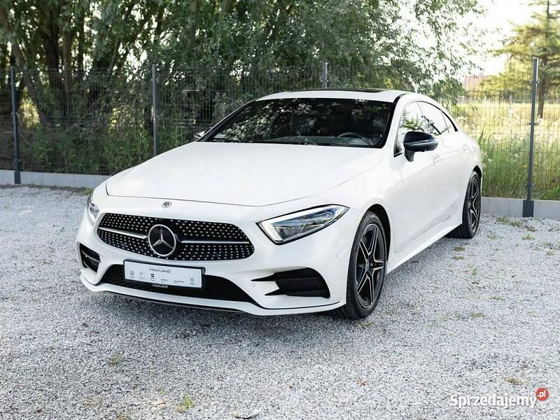 Biały Używany 2018 Mercedes CLS350 Sedan/Limuzyna | 184 400 zł - Obraz 1/4