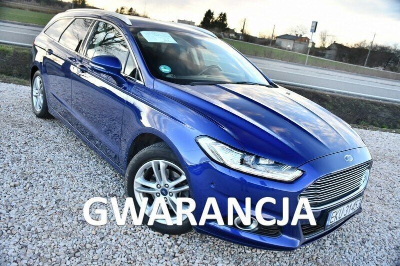 Niebieski ciemny (metalik, perła) Używany 2018 Ford Mondeo Kombi | 48 999 zł (Uczciwa cena) - Obraz 1/4