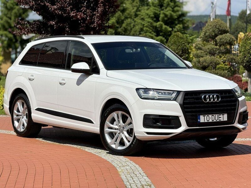 Biały Używany 2016 Audi Q7 Ambiente SUV | 119 900 zł (Dobra cena) - Obraz 1/4