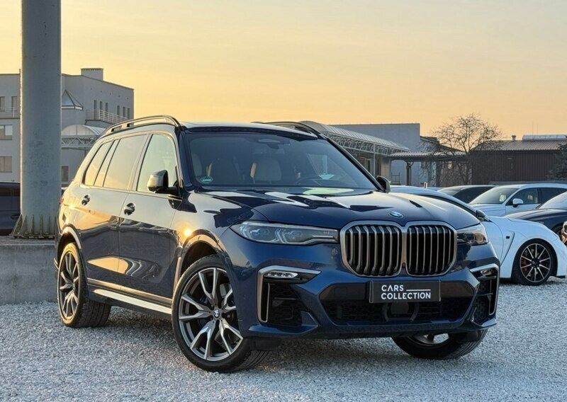 Niebieski (metalik) Używany 2020 BMW X7 Shadowline SUV | 319 900 zł (Dość drogi) - Obraz 1/4
