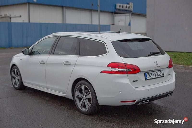 Biały Używany 2015 Peugeot 308 SW GT-line Kombi | 25 500 zł (Dobra cena) - Obraz 1/4