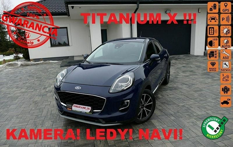 Używany Ford Puma Titanium 125 KM (91 kW) 2022 Niebieski ciemny (metalik) SUV