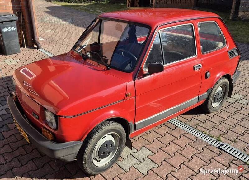 Czerwony Używany 1991 Fiat 126 Hatchback | 25 000 zł - Obraz 1/4