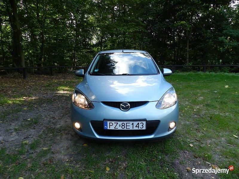 Niebieski Używany 2008 Mazda 2 Hatchback | 13 500 zł (Dość drogi) - Obraz 1/4