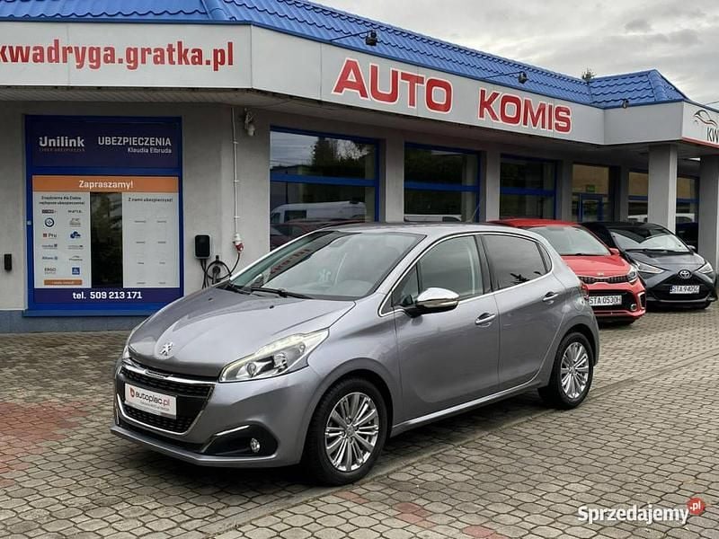 Szary (metalik) Używany 2019 Peugeot 208 Hatchback | 34 900 zł (Dobra cena) - Obraz 1/4