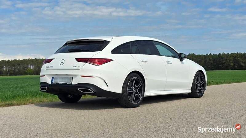 Biały Używany 2022 Mercedes CLA250 Shooting Brake AMG Kombi | 169 100 zł - Obraz 1/4