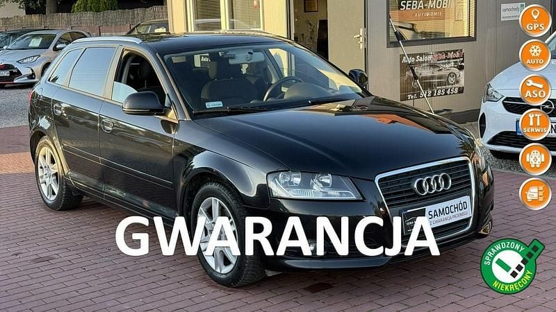 Czarny (metalik) Używany 2009 Audi A3 Hatchback | 22 800 zł - Obraz 1/4
