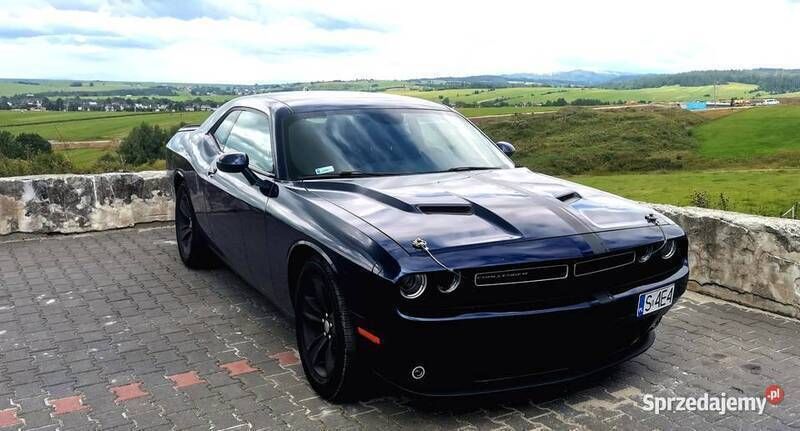 Granatowy Używany 2016 Dodge Challenger Coupe | 89 900 zł (Uczciwa cena) - Obraz 1/4
