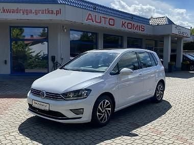 Biały Używany 2014 VW Golf Sportsvan Highline Minivan | 47 900 zł - Obraz 1/4