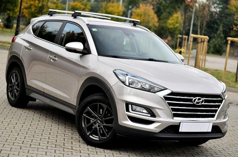 Złoty (metalik, perła) Używany 2019 Hyundai Tucson SUV | 67 900 zł (Uczciwa cena) - Obraz 1/4