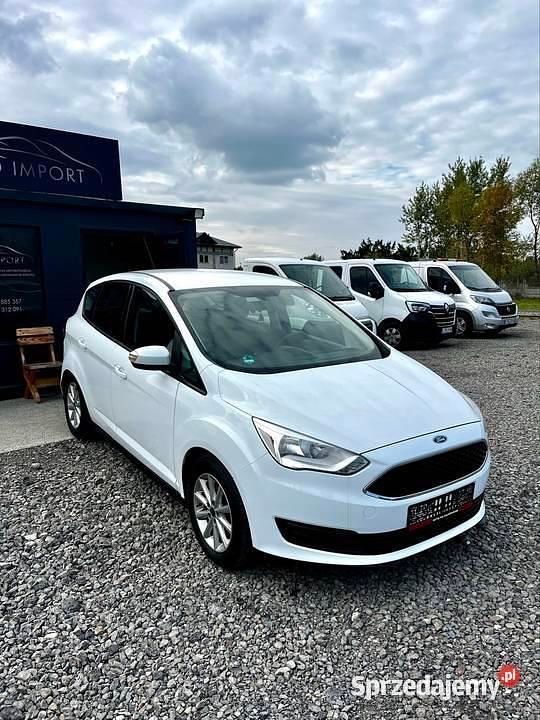 Biały Używany 2015 Ford C-MAX Minivan | 30 900 zł (Uczciwa cena) - Obraz 1/4