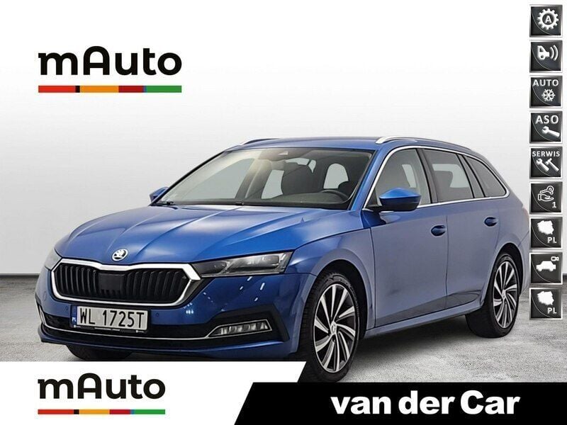Niebieski Używany 2022 Skoda Octavia Style Kombi | 75 900 zł (Dość drogi) - Obraz 1/4