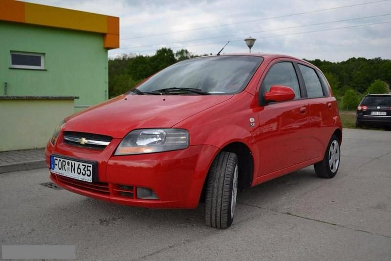 Czerwony Używany 2007 Chevrolet Kalos Hatchback | 9990 zł - Obraz 1/1