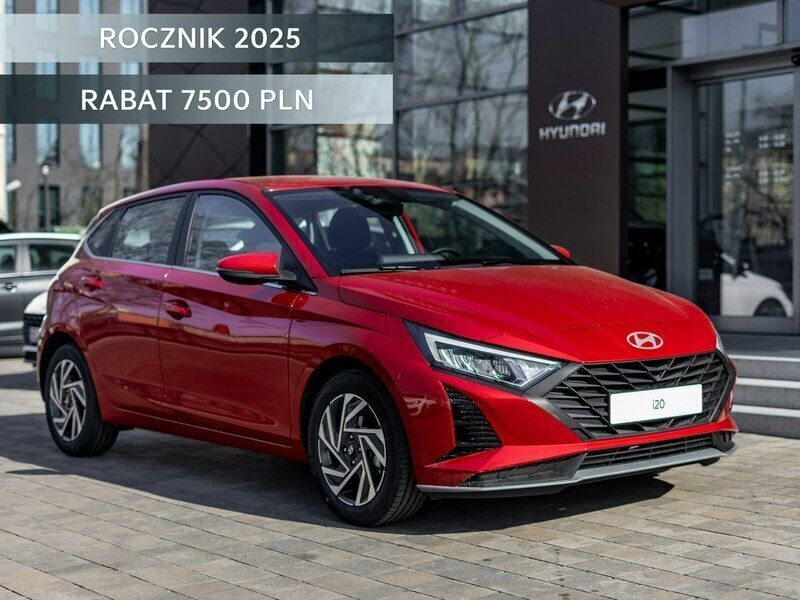 Bordowy (metalik) Nowe 2025 Hyundai i20 Hatchback | 85 000 zł (Uczciwa cena) - Obraz 1/4