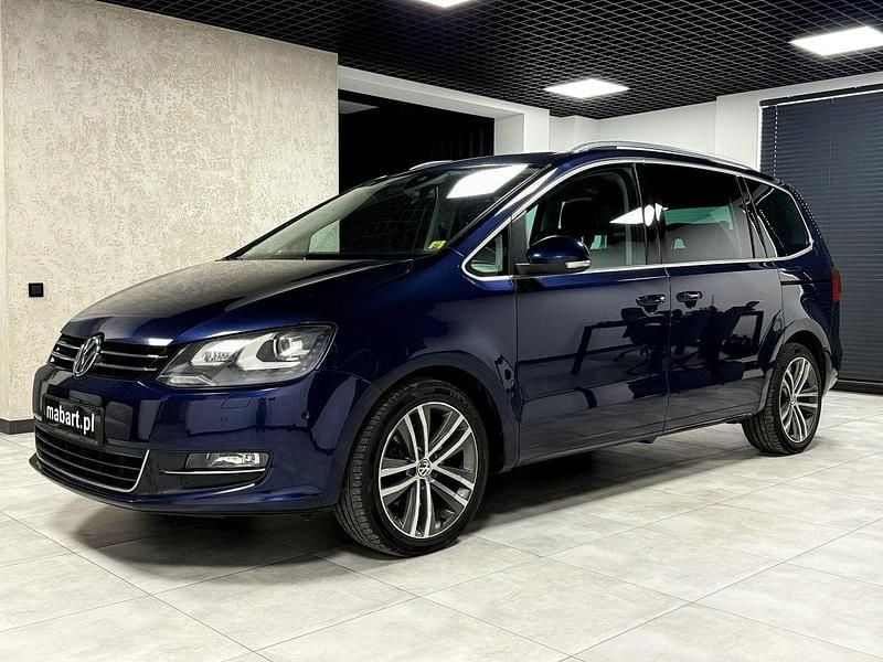 Używany VW Sharan Exclusive 170 KM (125 kW) 2013 Niebieski (metalik) Minivan