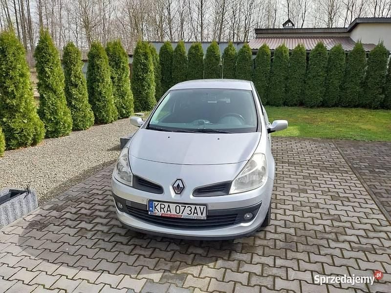 Srebrny Używany 2008 Renault Clio III Hatchback | 7900 zł (Dobra cena) - Obraz 1/4