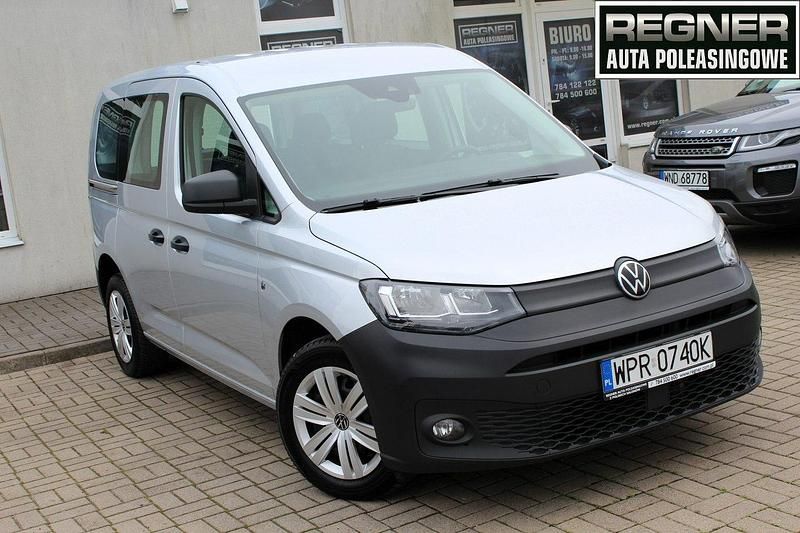 Srebrny Używany 2021 VW Caddy Minivan | 73 900 zł (Dość drogi) - Obraz 1/4
