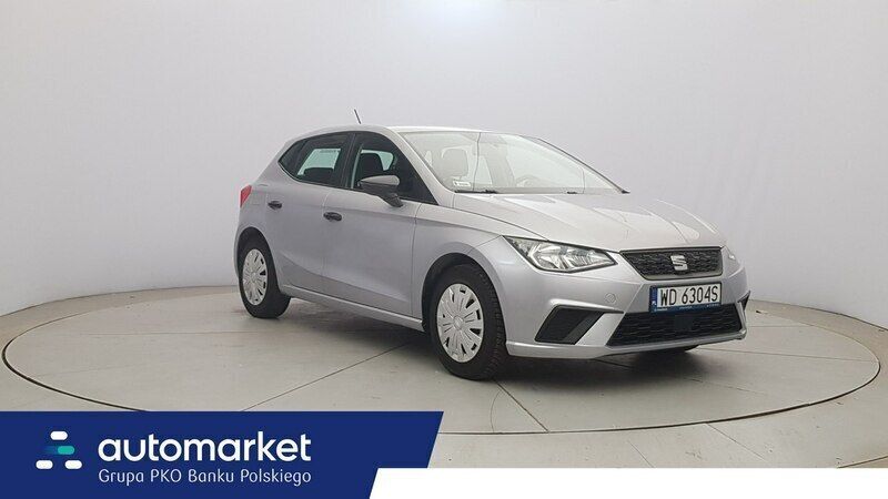 Srebrny Używany 2018 Seat Ibiza Reference Hatchback | 28 850 zł (Dobra cena) - Obraz 1/4